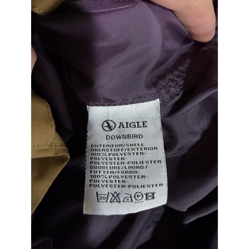 Aigle Women's Goretex Water Repellent Down it's Light Jacket Sz XS Gorpcore - Picture 9 of 10